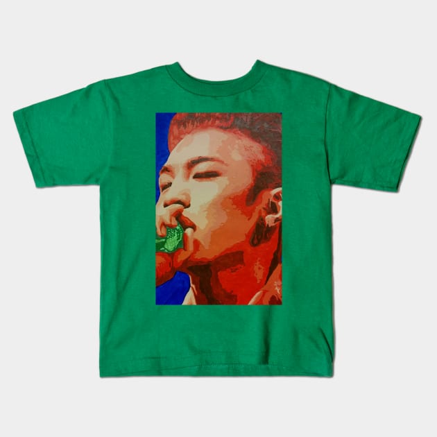 Taeyang Kids T-Shirt by thedelkartist